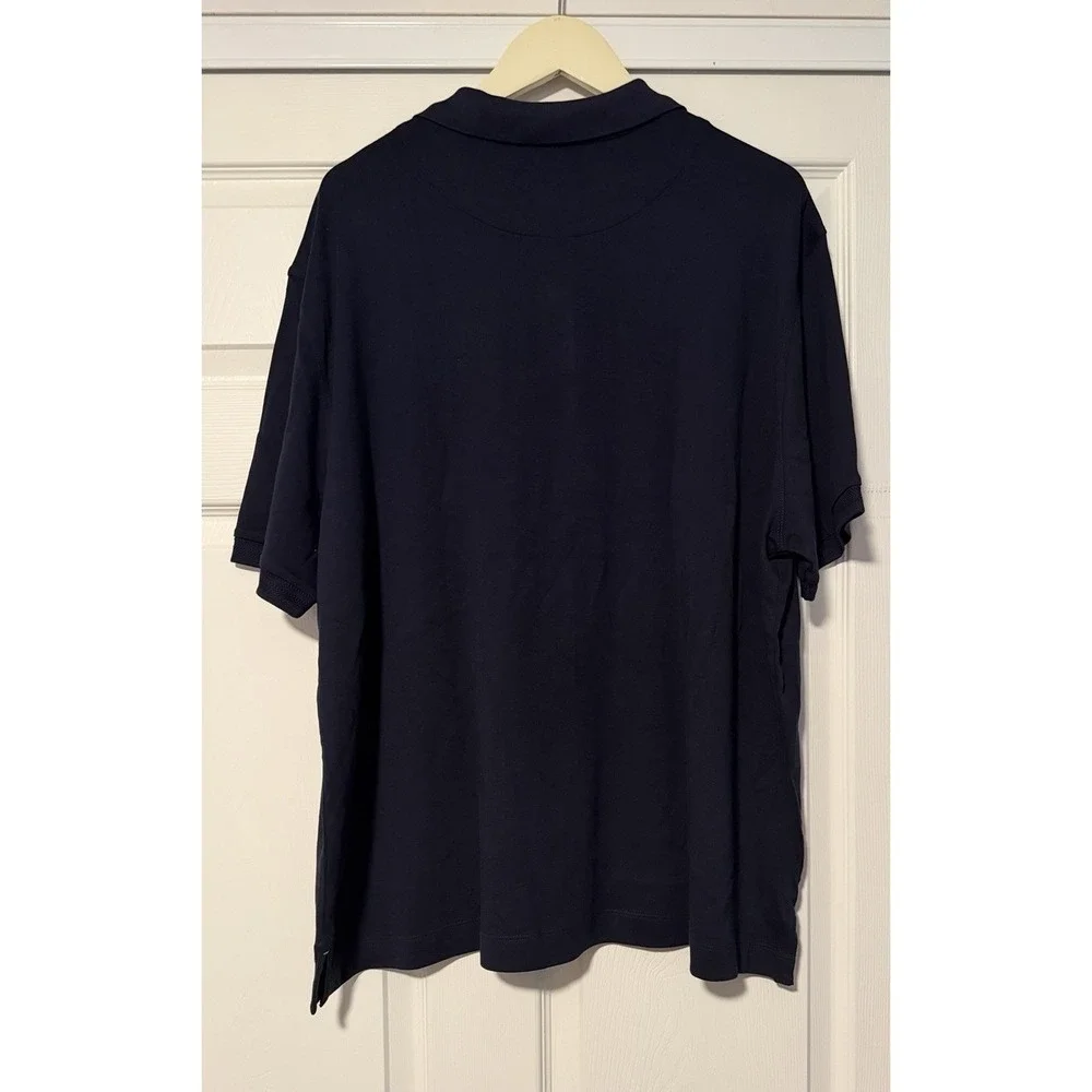 Banana Republic BR Blue Polo Shirt Cotton Preppy Coastal